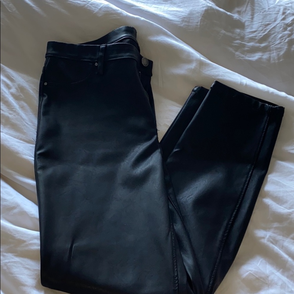 Blank NYC leather pants